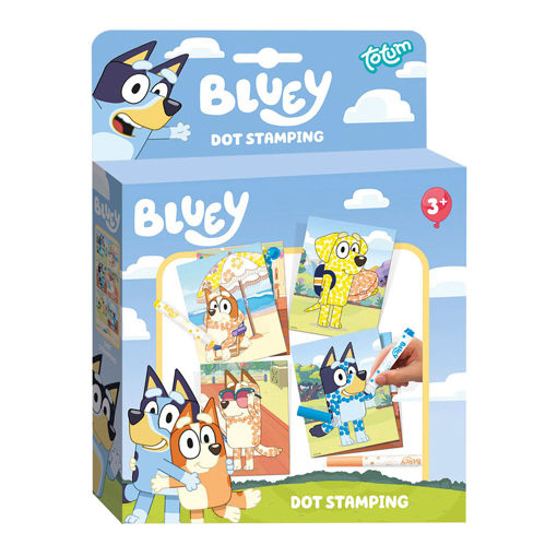 Picture of Bluey Dot Stamping With 6 Cards